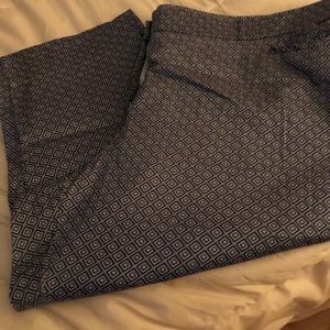 Avenue patterned pants.